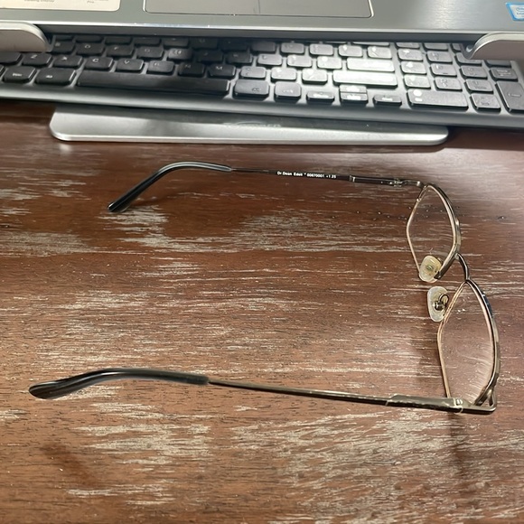 Dr. Dean Edell power +1.25 titanium half rim eyeglasses readers - Picture 14 of 15